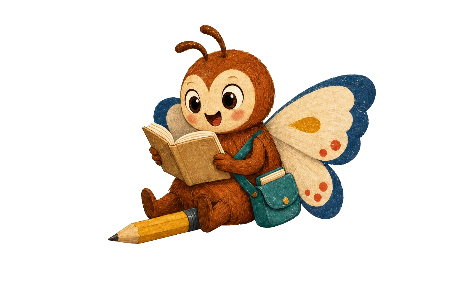 Pip the story moth reading from a small book